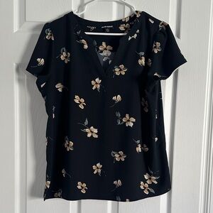 Hilary Radley Floral Blouse
